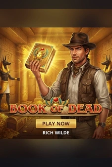 Book of Dead slot in the Casumo lobby