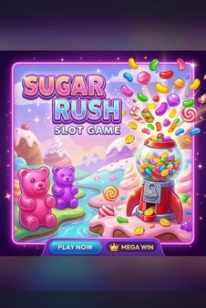 Sugar Rush slot in the Casumo lobby